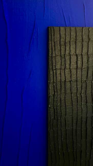 Décoration d'interieur - Tableau bleu